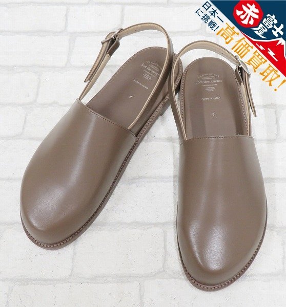 2S8168/未使用品 foot the coacher S.S. SANDALS フットザコーチャー サンダル拍卖
