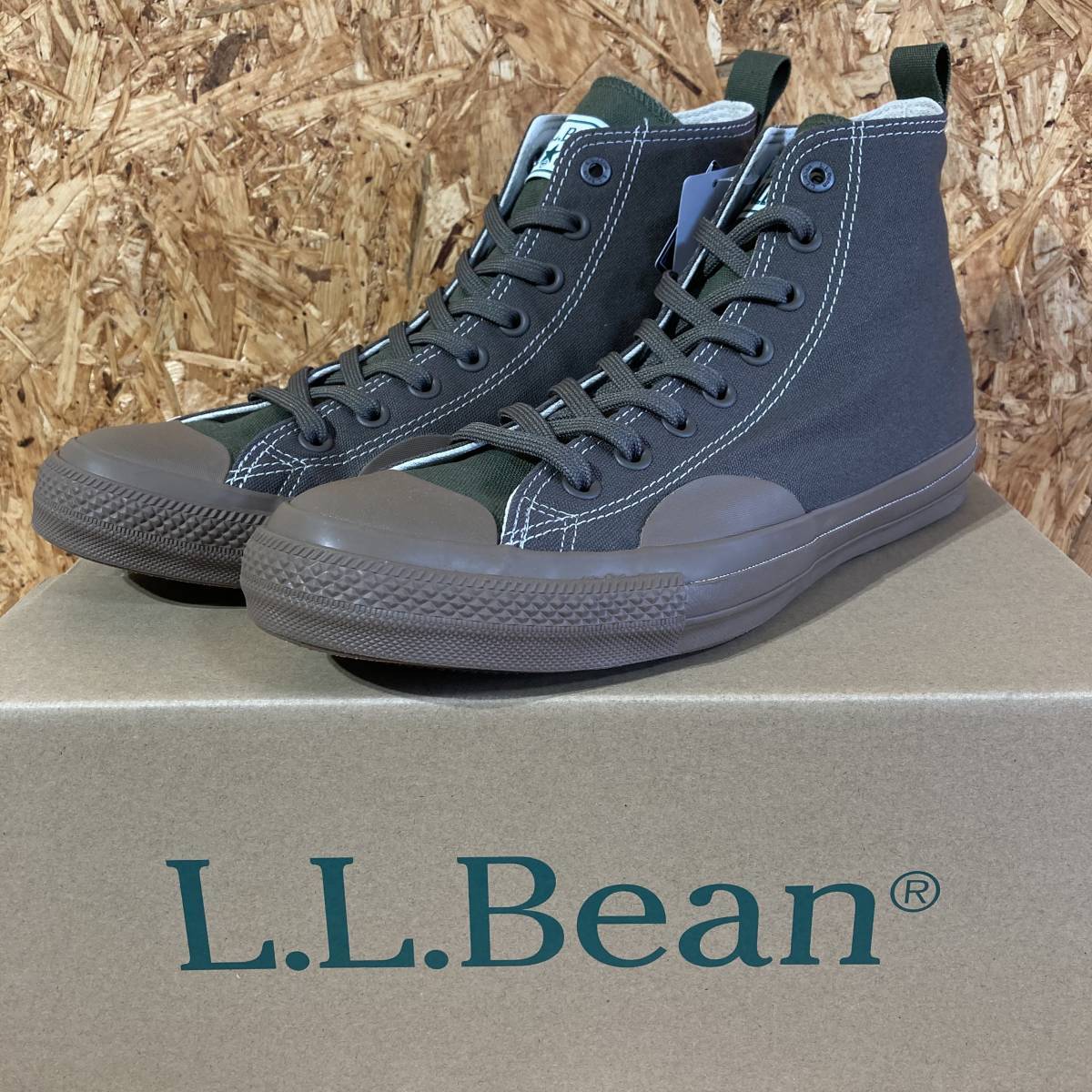 L.L.Bean CONVERSE ALL STAR 100 REACT HI US11.5 30cm コラボ 別注 限定 エルエルビーン コンバース オール スター拍卖