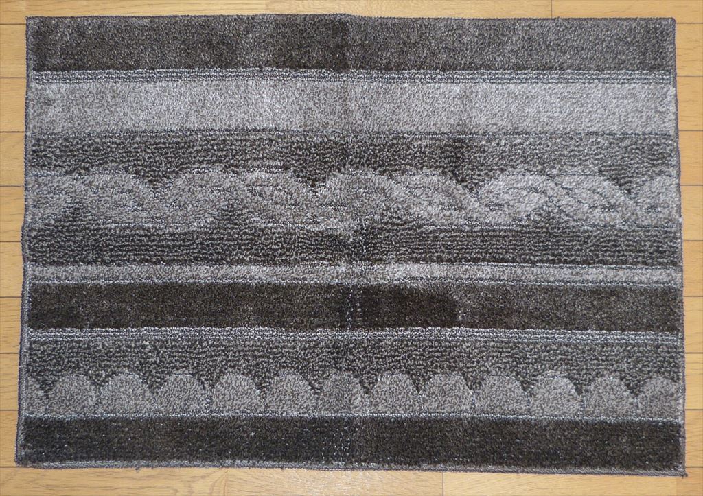 ★ ラグ マット こげ茶 日本製 未使用 手洗い可能 ★拍卖