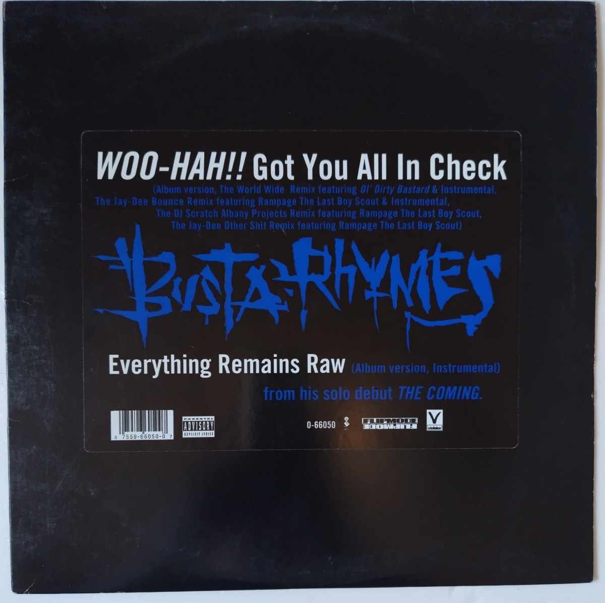 Busta Rhymes Woo-Hah!! Got You All In Check/1996年米国盤Elektra 0-66050拍卖