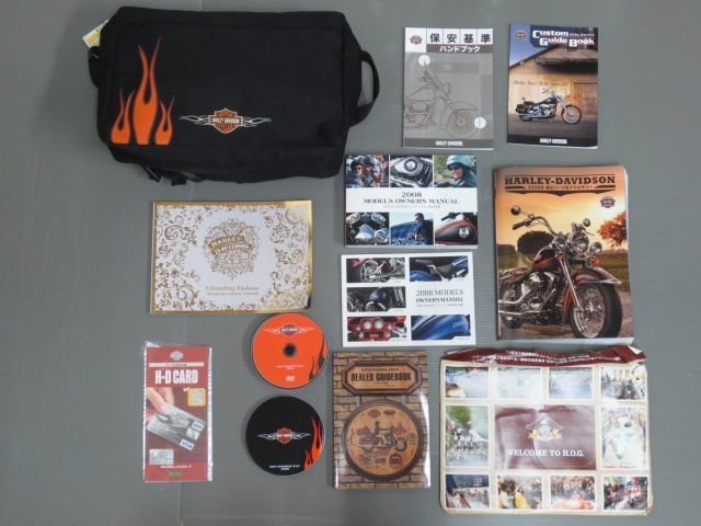 5 2008 ニューオーナーズキット 5 CS030-0803KT ハーレーダビッドソン オーナーズマニュアル ショルダーバッグ #J20230817拍卖