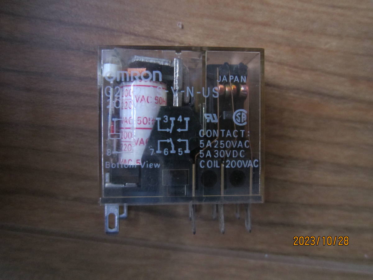(撤去品) オムロンG2R-212S-V-N-US 200VACリレー拍卖