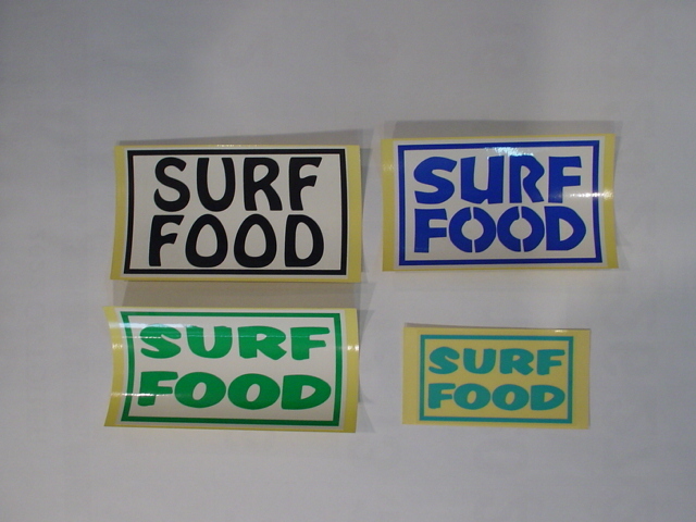 サーフフード非売品 ステッカーセット SURF FOOD PICTURES サーフィン デッドストック品拍卖
