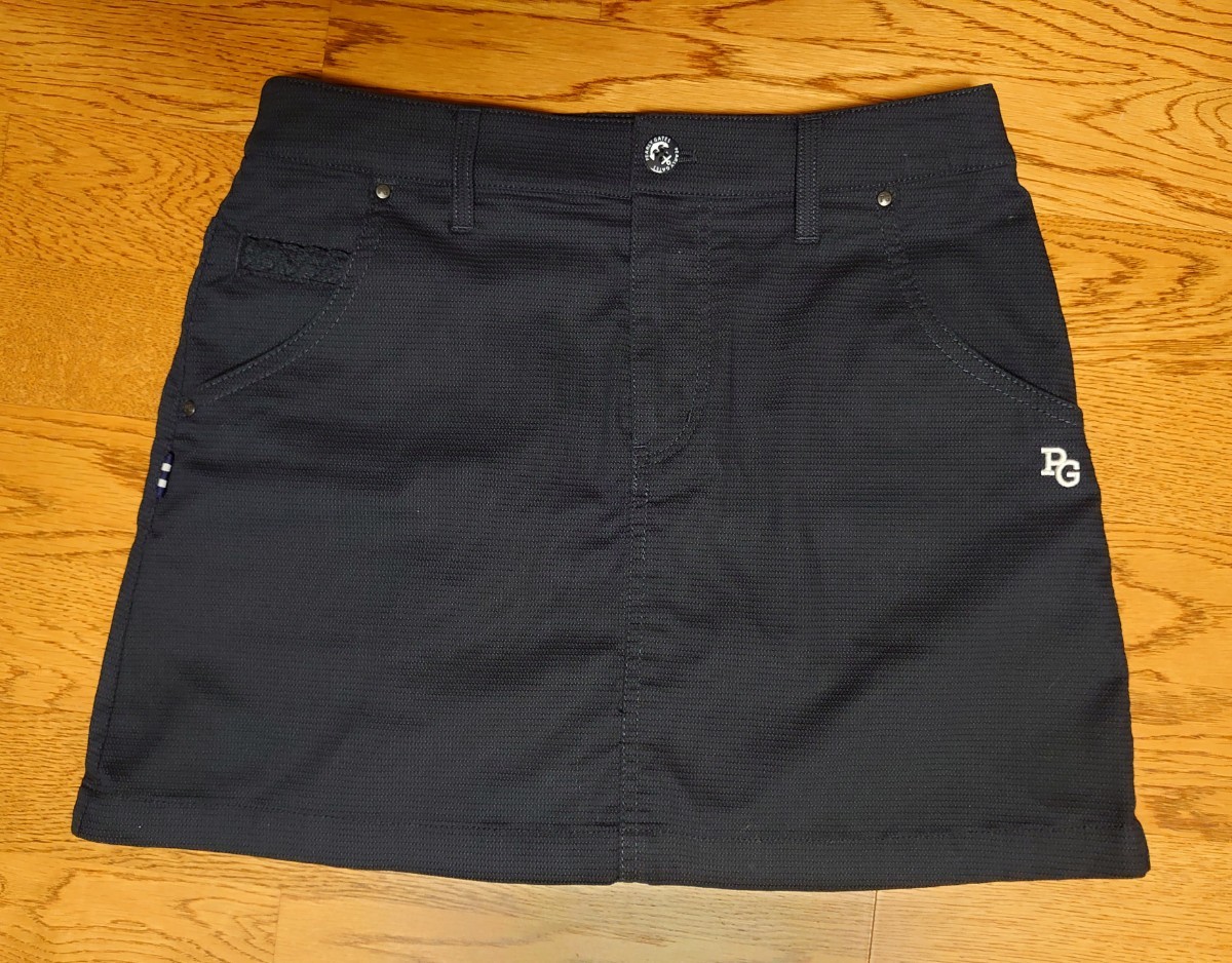 used★PEARLY GATES ドビーストレッチスカート★ パーリーゲイツ拍卖