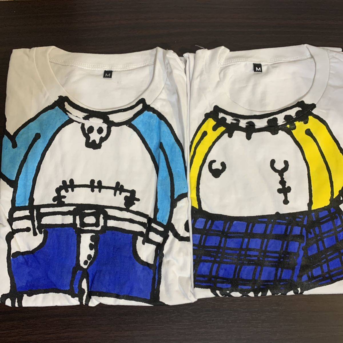まとめ売り / 未使用 パロディ ドラえもん&ドラミ Tシャツ 2点セット / サイズ:M拍卖