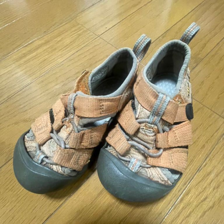 KEEN キーン  サンダル ウォーターシューズ オレンジ 14.5cm キッズ拍卖
