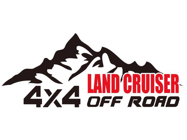 ランドクルーザー トヨタ 4WD オフロード ステッカー97拍卖
