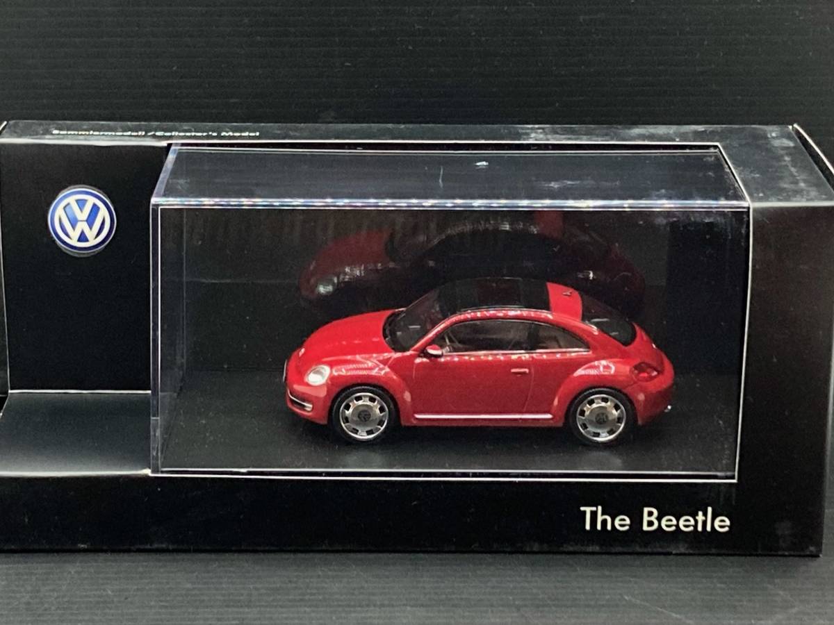 フォルクスワーゲン ザ・ビートル 1/43 レッド ミニカー 拍卖