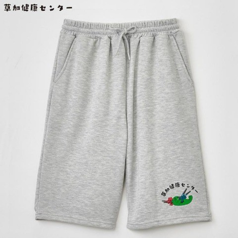 即決 湯乃泉 草加健康センター レディース裏毛ハーフパンツ【M-L】新品タグ付き 35周年 草加サウナセンター 拍卖