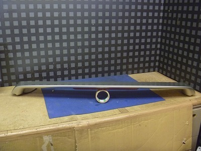 #1362 JEX110 マークⅡ リヤウィング純正(カラー:1CO シルバー)ハイマウントストップランプ点灯確認済み」★拍卖