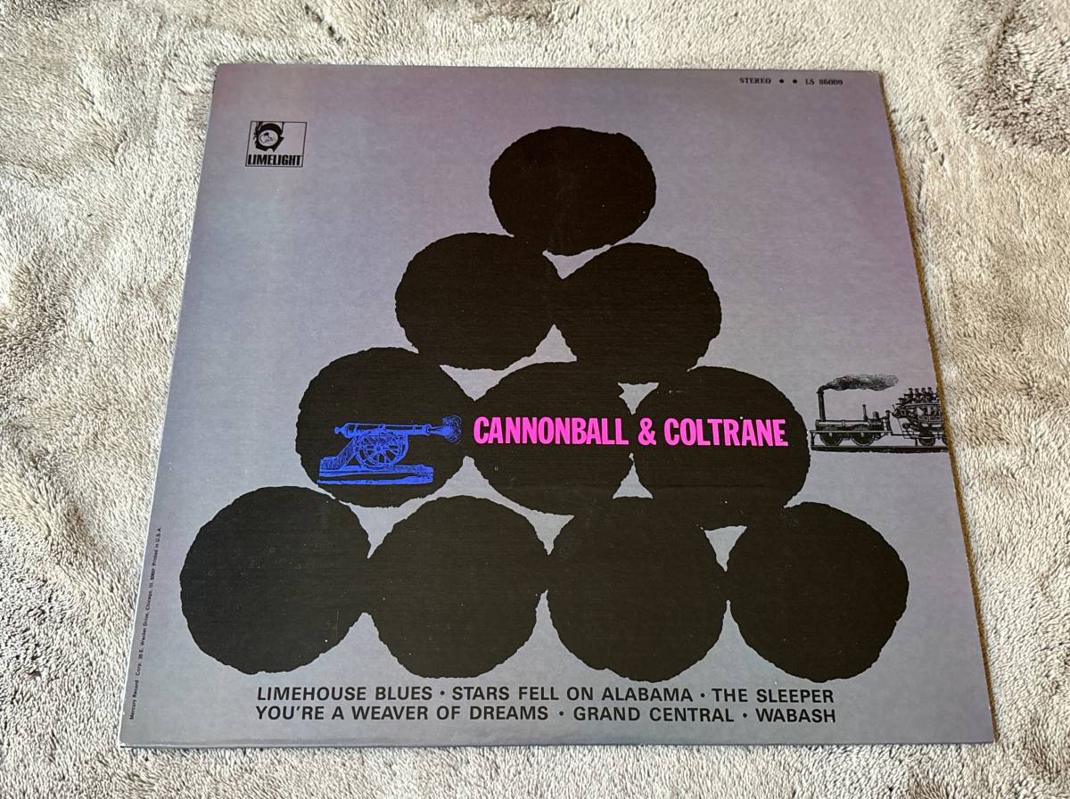 刻印有 超音波洗浄済 CannonBall & Coltrane LP アナログレコード Adderley John LS86009 キャノンボール・アダレイ ジョン・コルトレーン拍卖