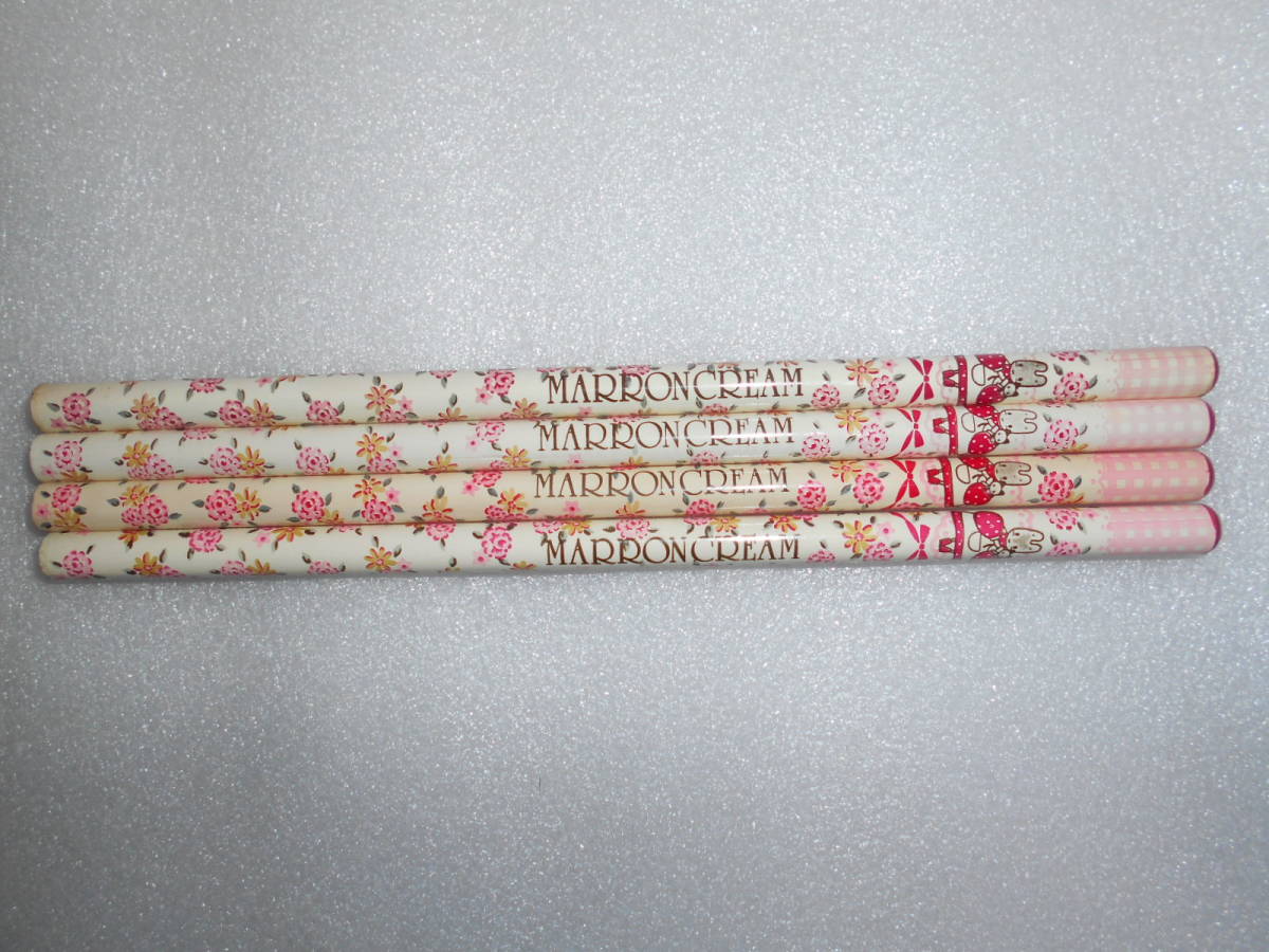 サンリオ マロンクリーム 鉛筆 4本 経年劣化あり拍卖