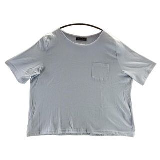 KFC0626◇ 新品 大きいサイズ Tシャツ 無地 4Lサイズ サックス拍卖