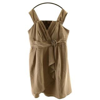 KFC0008-2◇ 新品 パーティ ドレス 19ABR84 ココア拍卖