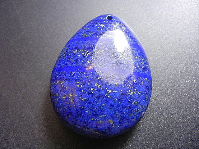 高級天然青金石MN2476 ラピスラズリ ペンダント トップ 超極上級美品 39mm階層有り お勧め拍卖