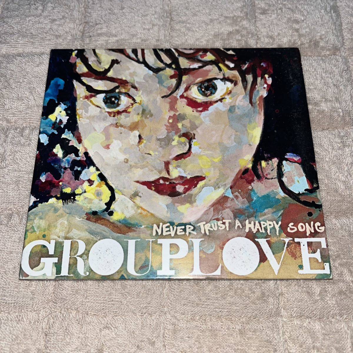 grouplove CD never trust a happy song ネオアコ ギターポップ拍卖