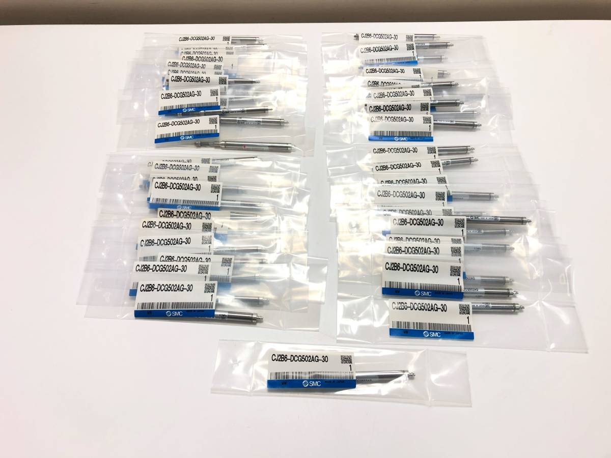 ■新品未使用■SMC エアシリンダ CJ2B6-DCG502AG-30 42本セット■2015拍卖