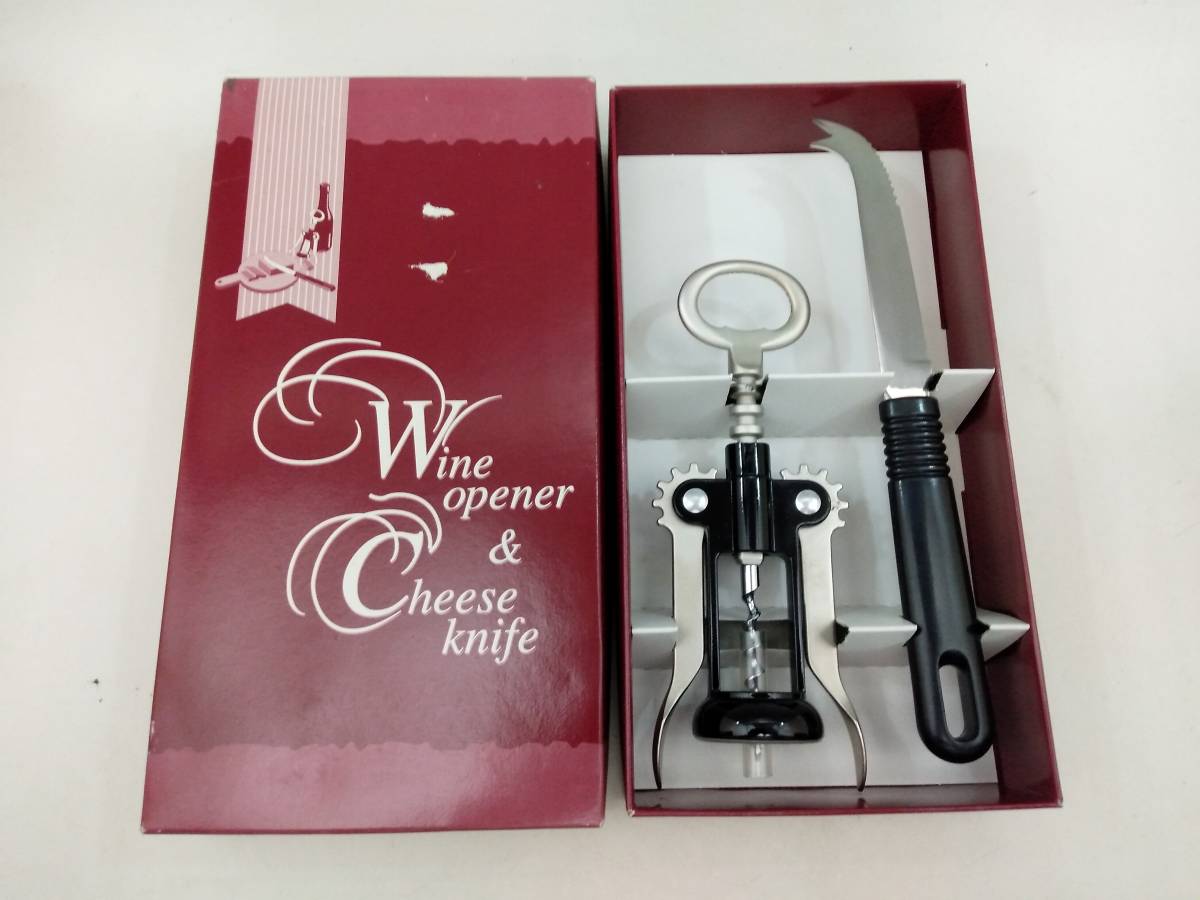 1103-016 中古★wine opener & cheese knife ワインオープナー チーズナイフ拍卖