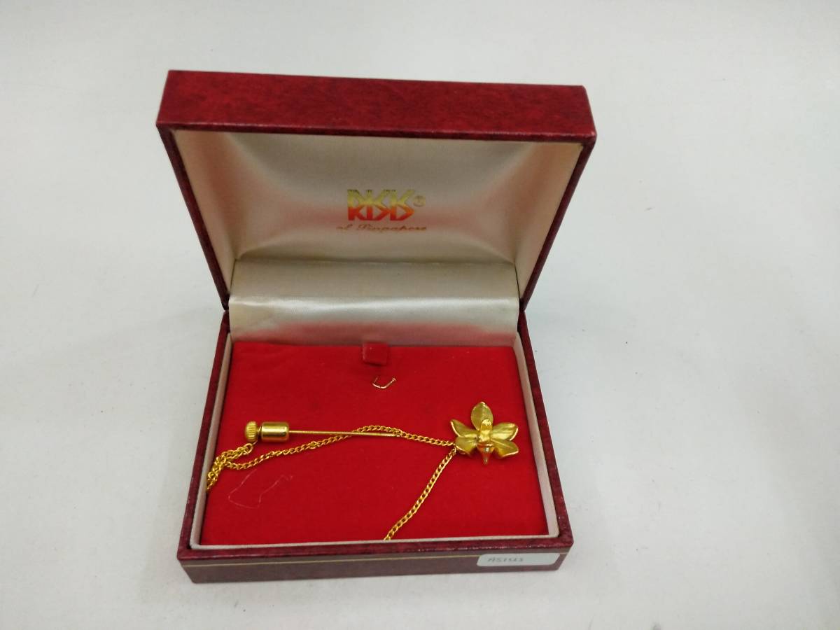 1018-0003 中古★RISIS ネクタイピン 花 フラワー ファッション拍卖