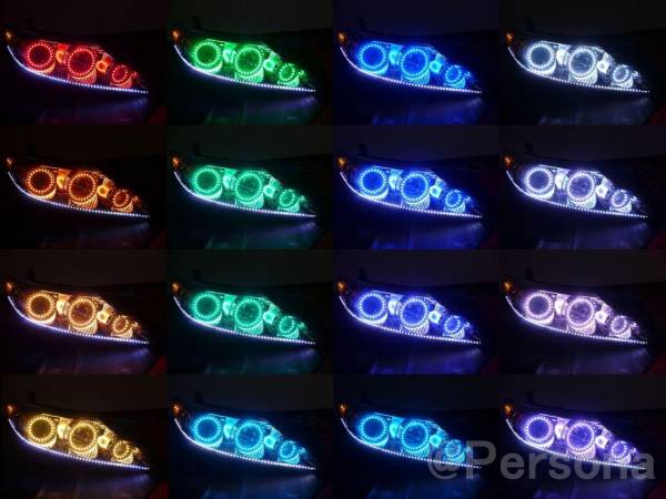 RGBイクラリング 70mm 7cm 1個 白基板 ※定形外は送料無料※ RGBイカリング 白 青 赤 黄色 紫 緑 ピンク カラーチェンジ拍卖