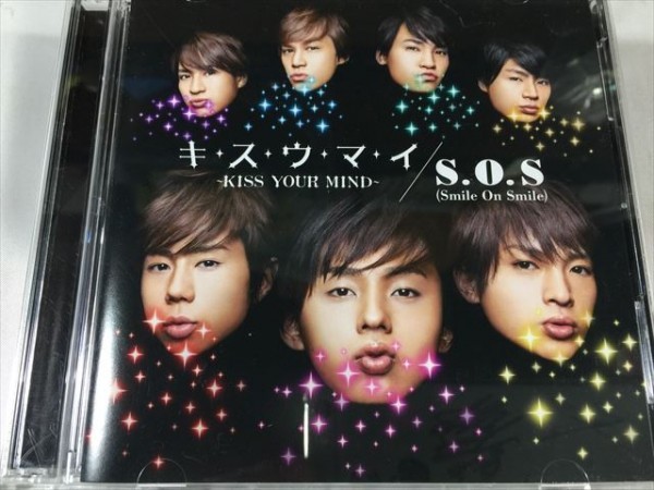 Kis-My-Ft2 キ・ス・ウ・マ・イ ~KISS YOUR MIND~ / S.O.S Smile On Smile 初回生産限定 SINGLE+DVD キ・ス・ウ・マ・イ盤 SKU20181104-015拍卖