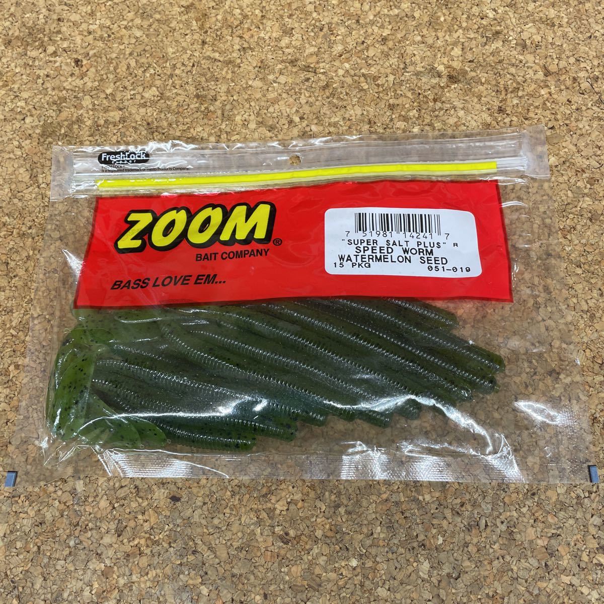 ワーム 184 ズーム スピードワーム ZOOM SPEED WORM 未使用 ZBC拍卖