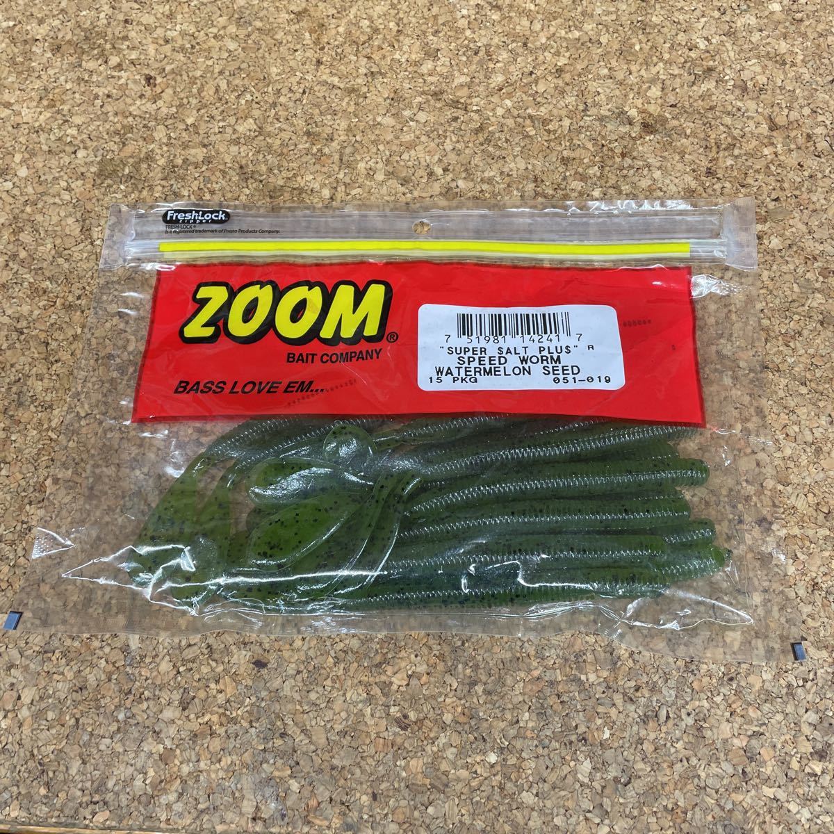 ワーム 186 ズーム スピードワーム ZOOM SPEED WORM 未使用 ZBC拍卖