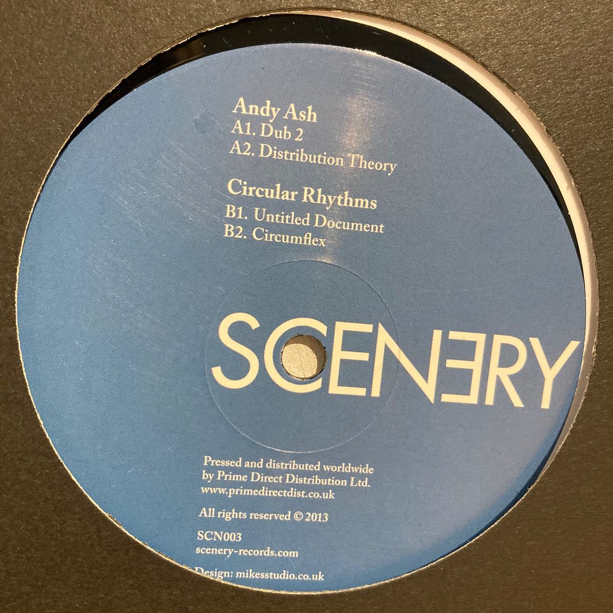Andy Ash / Circular Rhythms - Dub 2拍卖