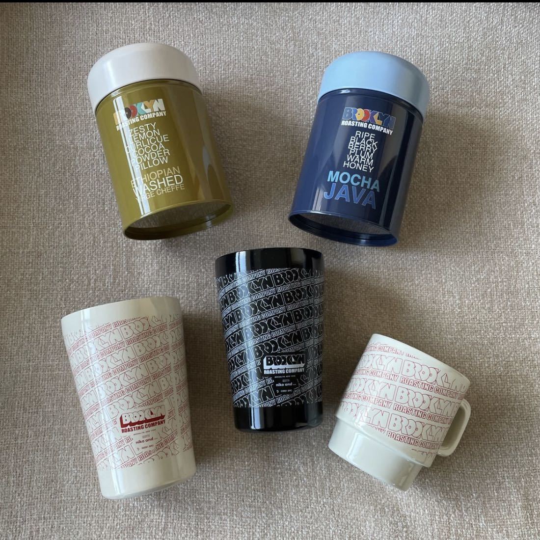 ブルックリンロースティングカンパニー ニコアンド マグカップ 缶 茶筒 タンブラー コップ ボトル ステンレス まとめ売り コーヒー拍卖