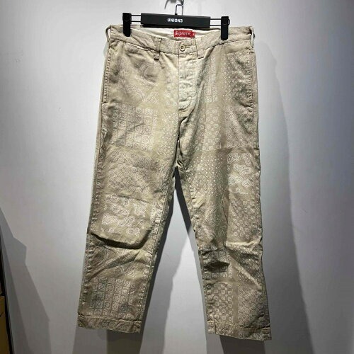 Supreme 20ss Paisley Grid Chino Pant Size-30 シュプリーム ペイズリーグリッドチノパンツ拍卖