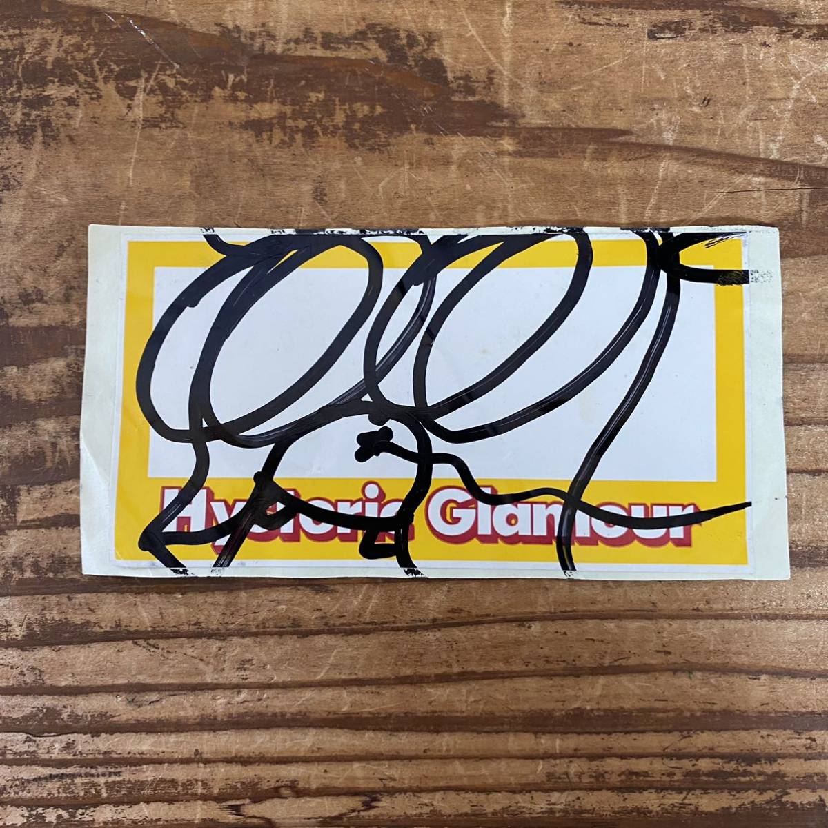 【希少 Hysteric Glamour ステッカー シール SKOLOCT 直筆 イラスト 中野毅 sticker ヒステリックグラマー スコロクト NGAP エヌギャップ】拍卖