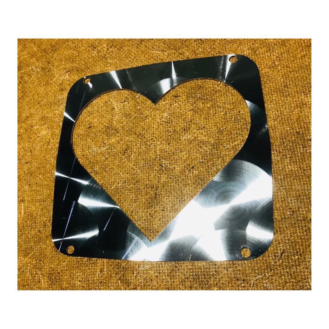 KUH-1 KOITO テールカバー ハート ウロコ トラック デコトラ 左右 二枚セット テールカバー ステンレス オリジナル かっこいい拍卖