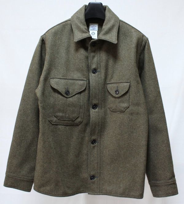 POST O'ALLS OVERALLS ポスト オーバーオールズ 1179 C-POST WOOL MELTON メルトン ウール CPO シャツ ジャケット M アメリカ製拍卖