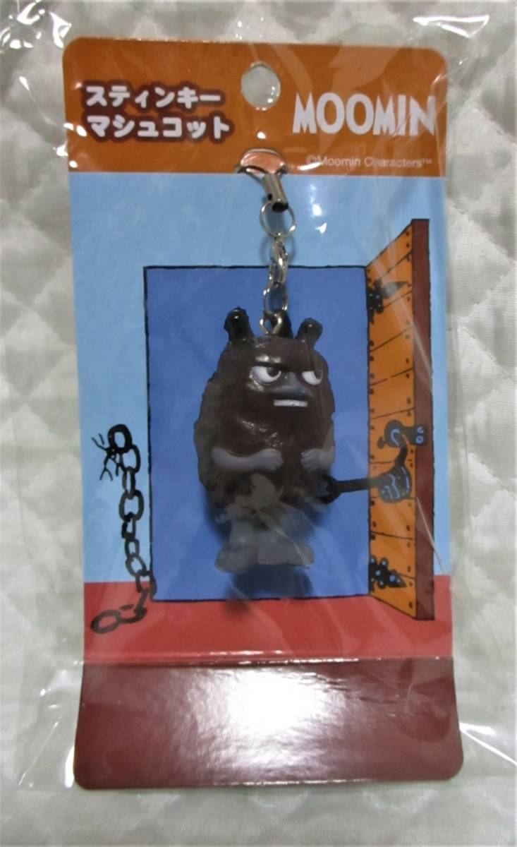 【 ムーミン スティンキー マシュコット 】新品 スクイーズ ストラップ イヤホンジャック マスコット拍卖