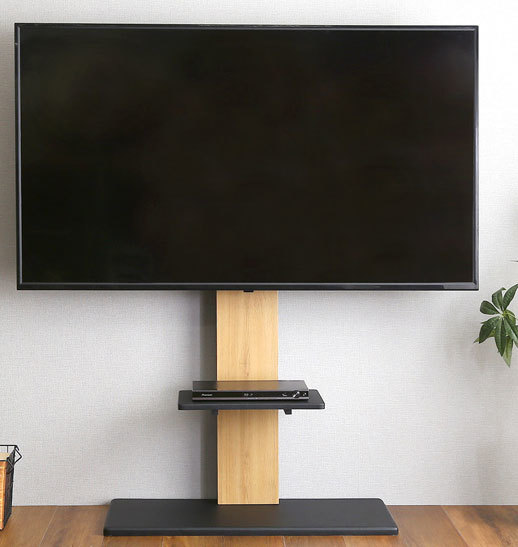 最大100インチまで対応のテレビスタンド テレビ台 シャビーオーク色拍卖