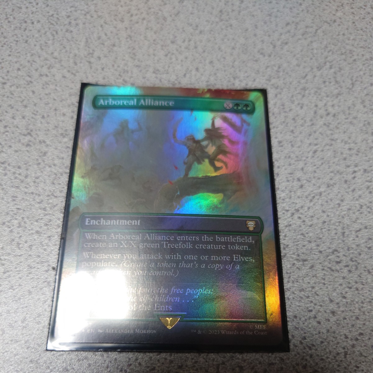 MTG LTC Arboreal Alliance 英語foil 一枚 指輪物語 中つ国の伝承 シーン・ボックス The Might of Galadriel 即決拍卖