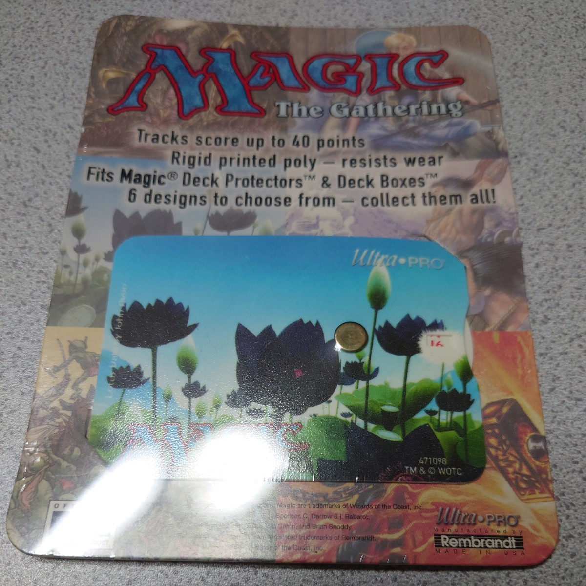 MTG 水蓮の谷間 ライフカウンター 1個 未開封 Ultra PRO 即決拍卖