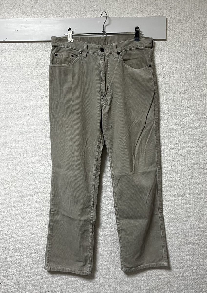 「LEVI'S 515-15 コーデュロイパンツ 」白タブ 90年代 グレイベージュ リーバイス拍卖