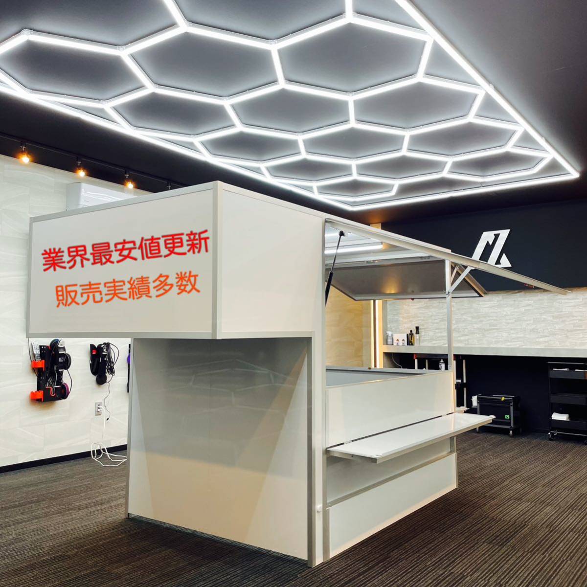 キッチンカーボックス★3方向開き★業界最安値!★即納在庫有り!★ショールーム完備★オーダー最短5日で完成!開業支援します!拍卖