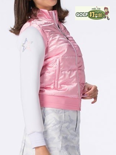 在庫処分! ★訳あり★ ファイブスター 【FIVE STER】レディース クリスタル スター 2WAY ブルゾン FS184-209001 S ピンク 【2168】拍卖