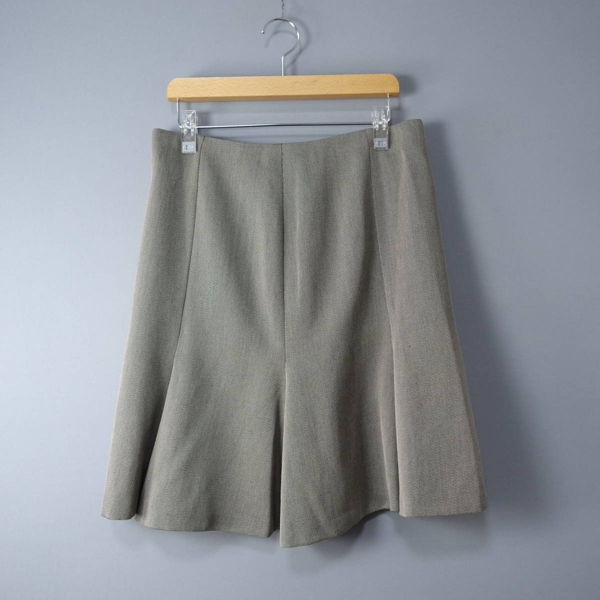 AKRIS punto/アクリスプント/US10 F42 D40/ウール混スカート/グレー/レディース拍卖