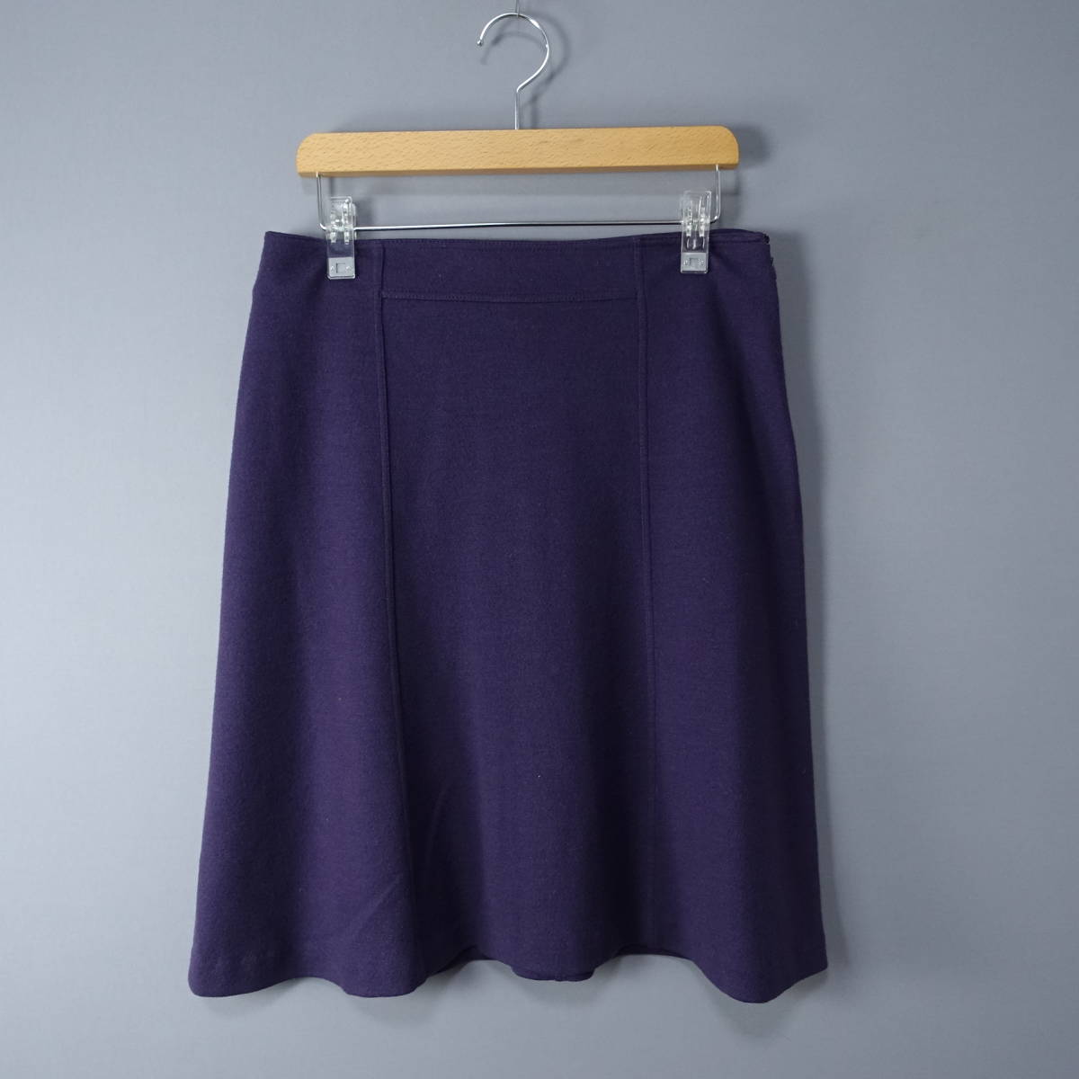 ETRO/エトロ/44/イタリア製/ウール100%スカート/パープル/紫/レディース拍卖