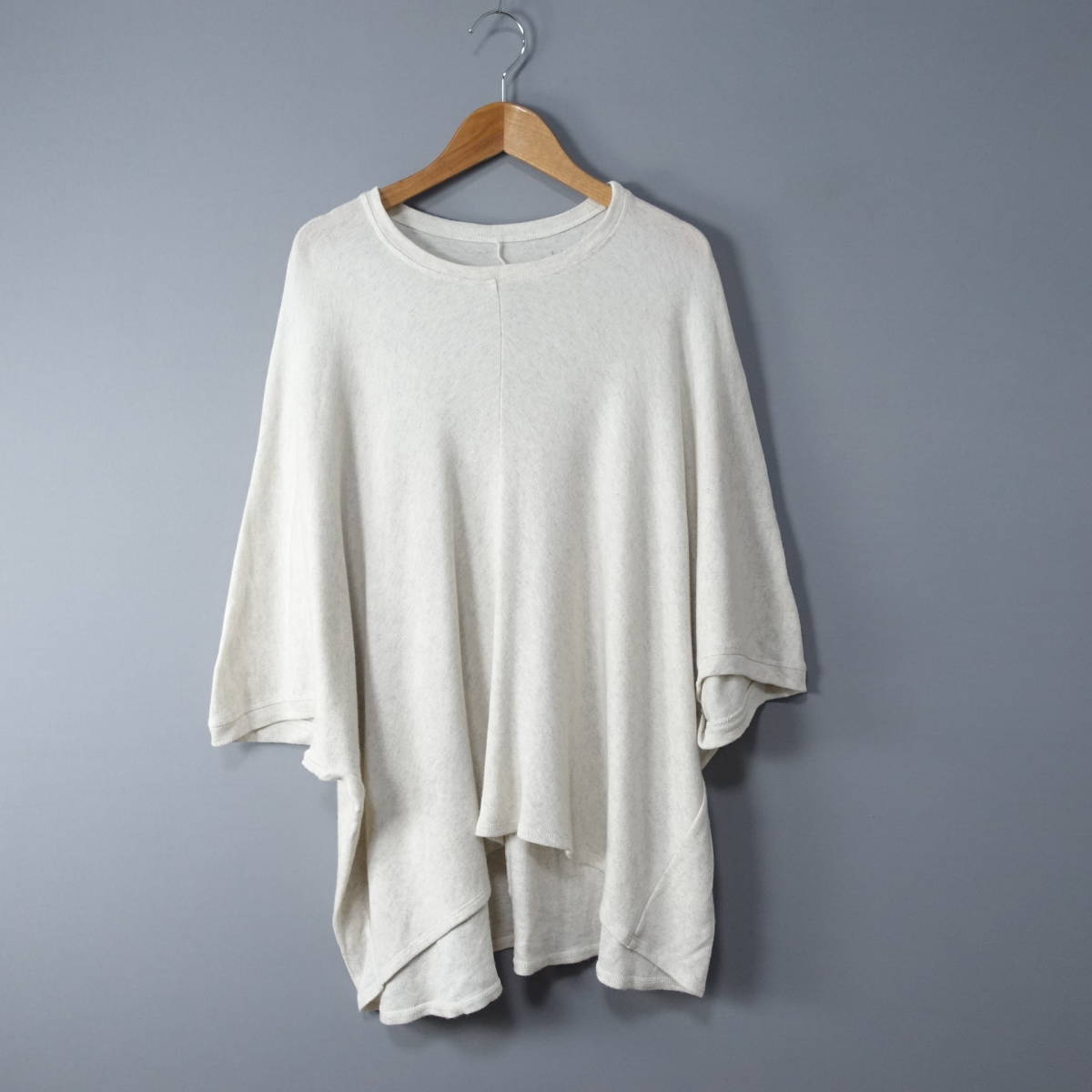 1dozen/1ダース/1/定価15,400円/日本製/ストレッチカットソー/Oatmeal/クリーム/ベージュ/レディース/Tシャツ/ぽんちょ拍卖