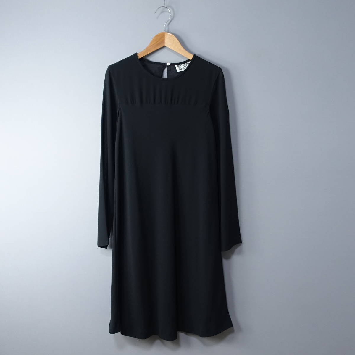 NATURAL BEAUTY/ナチュラルビューティー/M/日本製ワンピース/ブラック/黒/レディース拍卖
