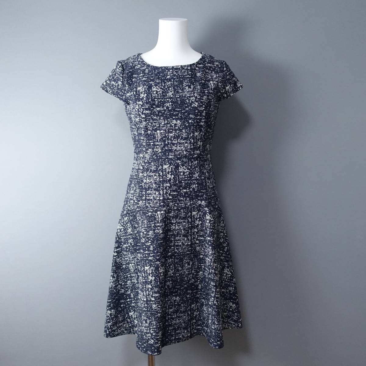 ANAYI/アナイ/36/日本製/ストレッチワンピース/ネイビー/紺/レディース拍卖