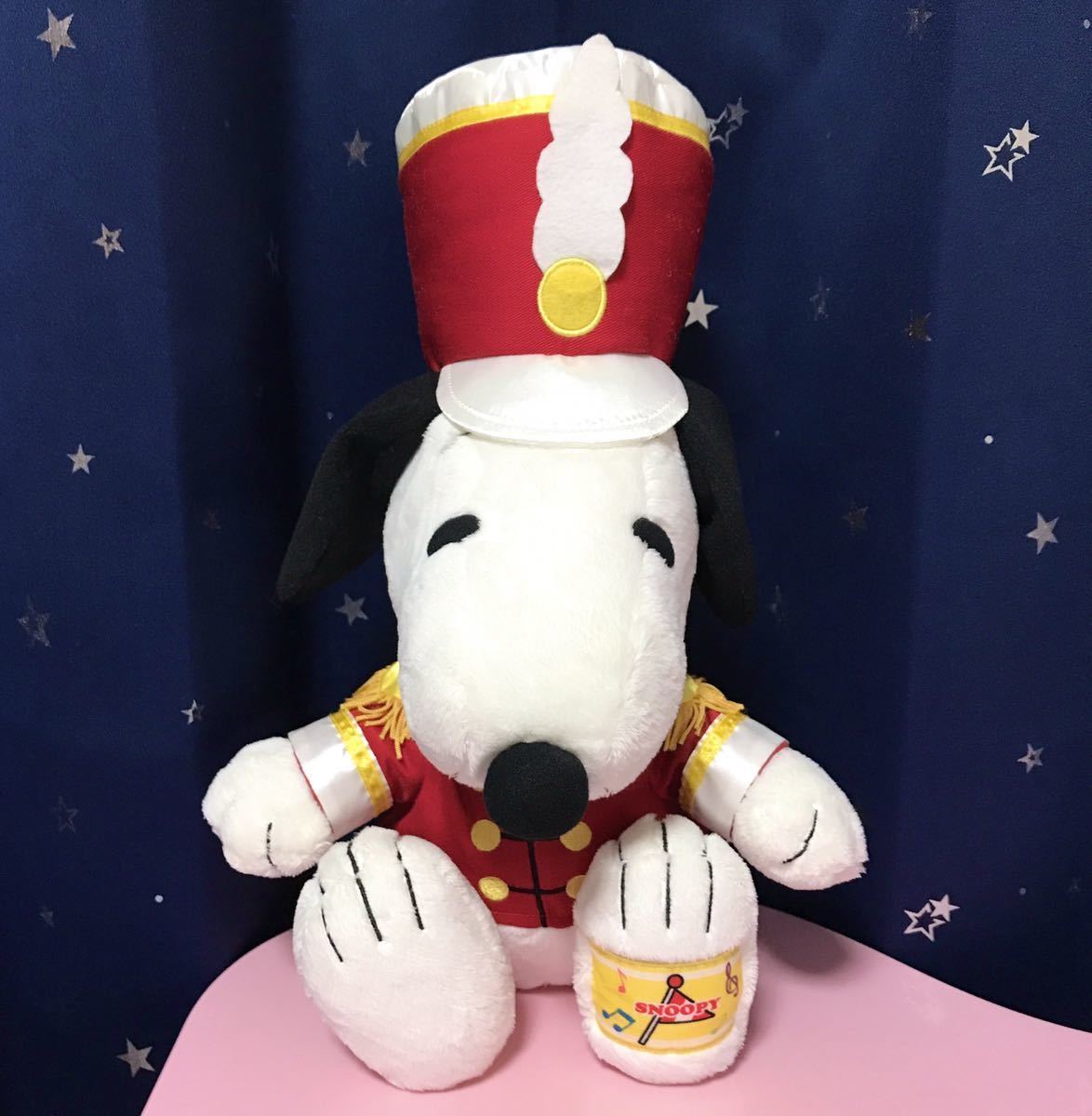 レア スヌーピー マーチング ぬいぐるみ USJ 音楽隊 マーチングスヌーピー マーチングバンド ユニバ拍卖