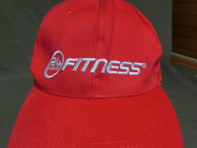 激レア アメリカ企業モノ 世界最大級フィットネスクラブチェーン【24hours FITNESS】ロゴ刺繍入りキャップ中古良品拍卖