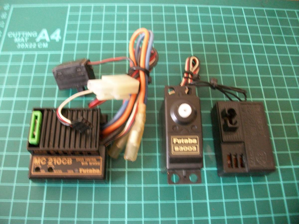 【激安目玉商品】双葉 アンプ(MC210CB)サーボセット クリスタル無 簡易通電動作確認済 一応ジャンク扱 レターパック送料一律!!拍卖