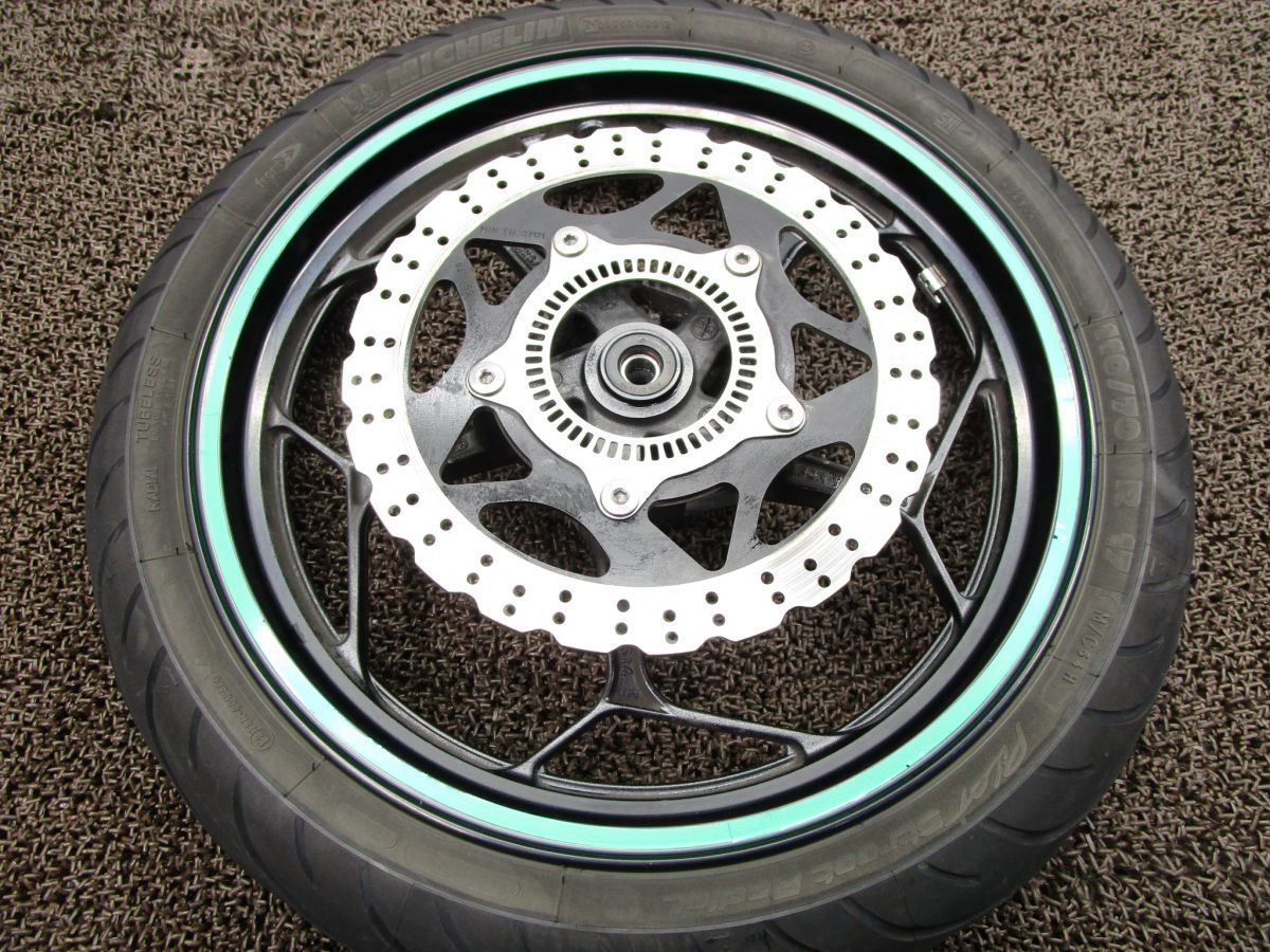 Z250 フロントホイール ディスク □H546!ER250C カワサキ 【 EX250LE 】 動画有拍卖