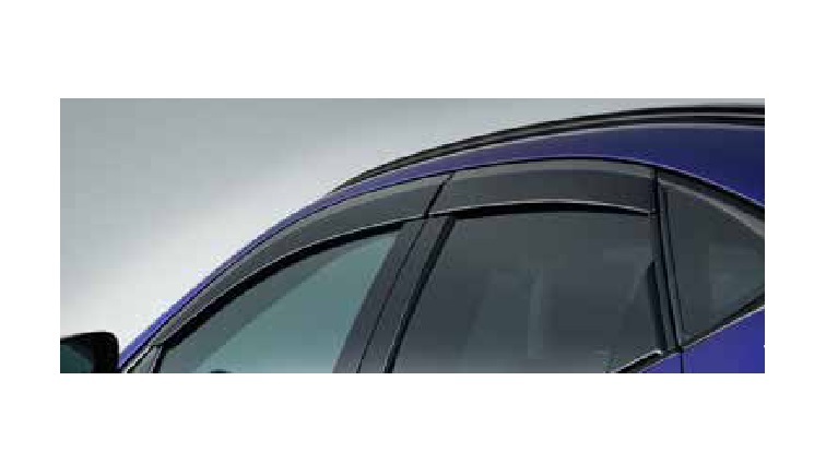 レクサス純正 NX350 / NX350h / NX450h 用 純正 サイドバイザー モールカラー: ブラック 雨除け ドアバイザー Fスポーツ専用拍卖